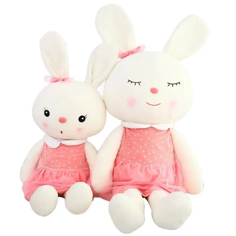 

Free shipping Bunny Plush Baby toys Rabbit Doll Soft Plush Toys For Children Rabbit Sleeping Mate Stuffed Plush Animal Toys