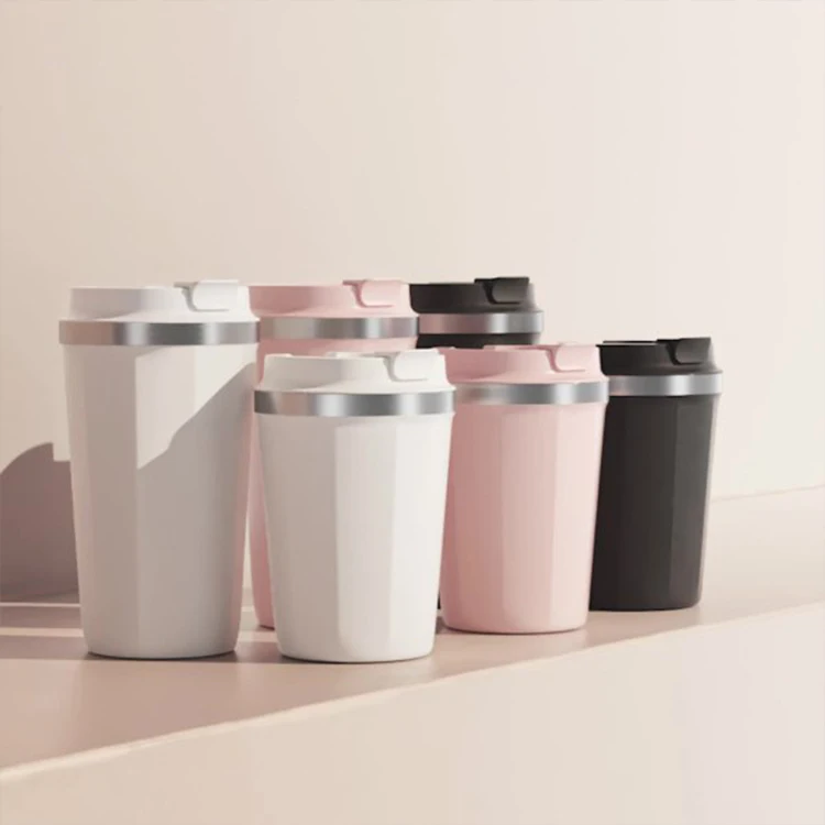 

Double Wall Thermal Suction Mug, Suction Bottle Not Pour Travel Coffee Cup Travel Mug, Black, white, etc