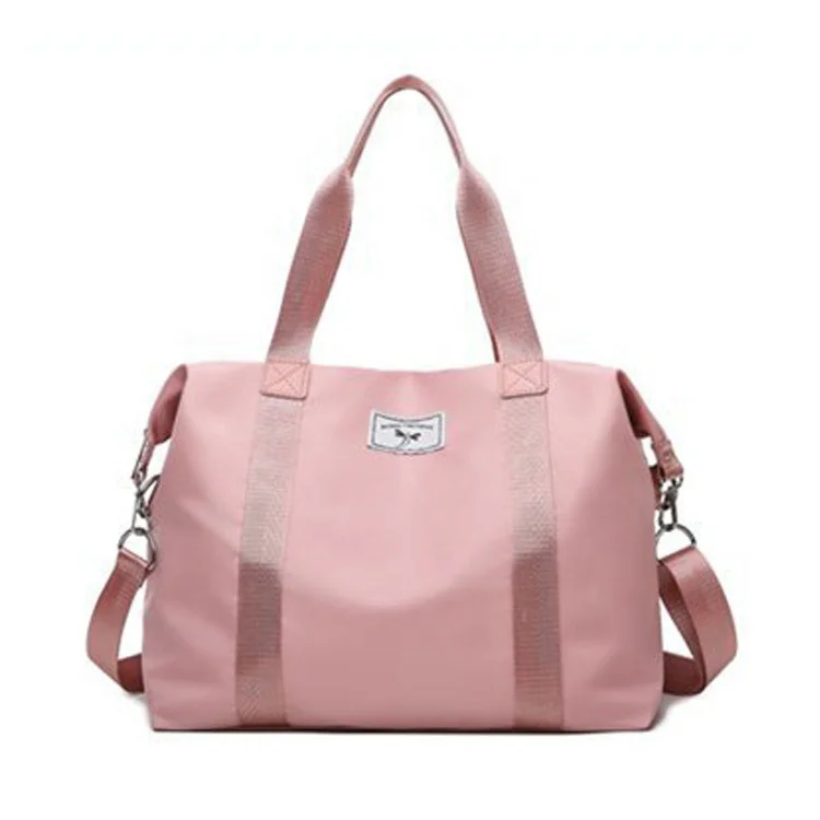 

2020 Custom Fashion Unisex Outdoor Activities Travel Bags Luggage Sport Tote Beach Pink Duffle Bag, Black, gray,pink