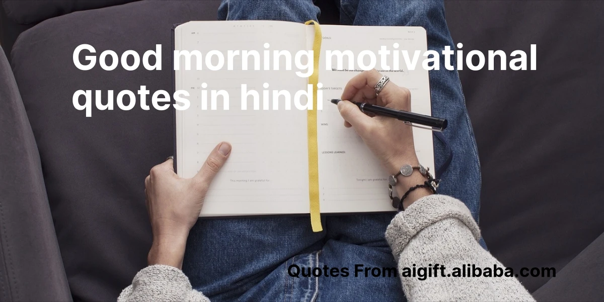 good morning motivational quotes in hindi