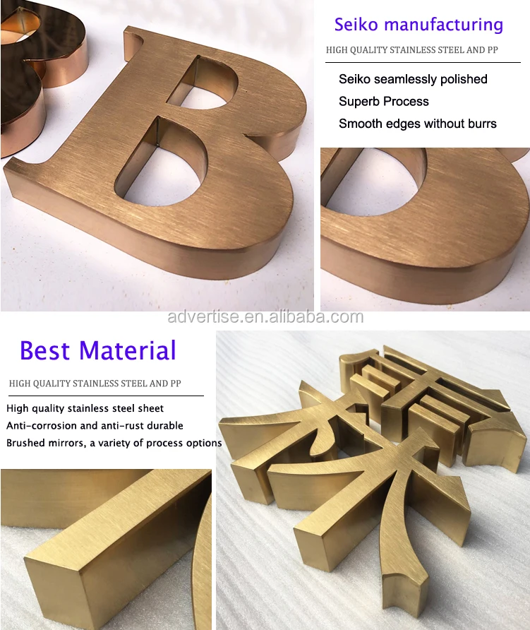 For Car Metal Adhesive Channel Letter Manufacturer Customized Aluminium