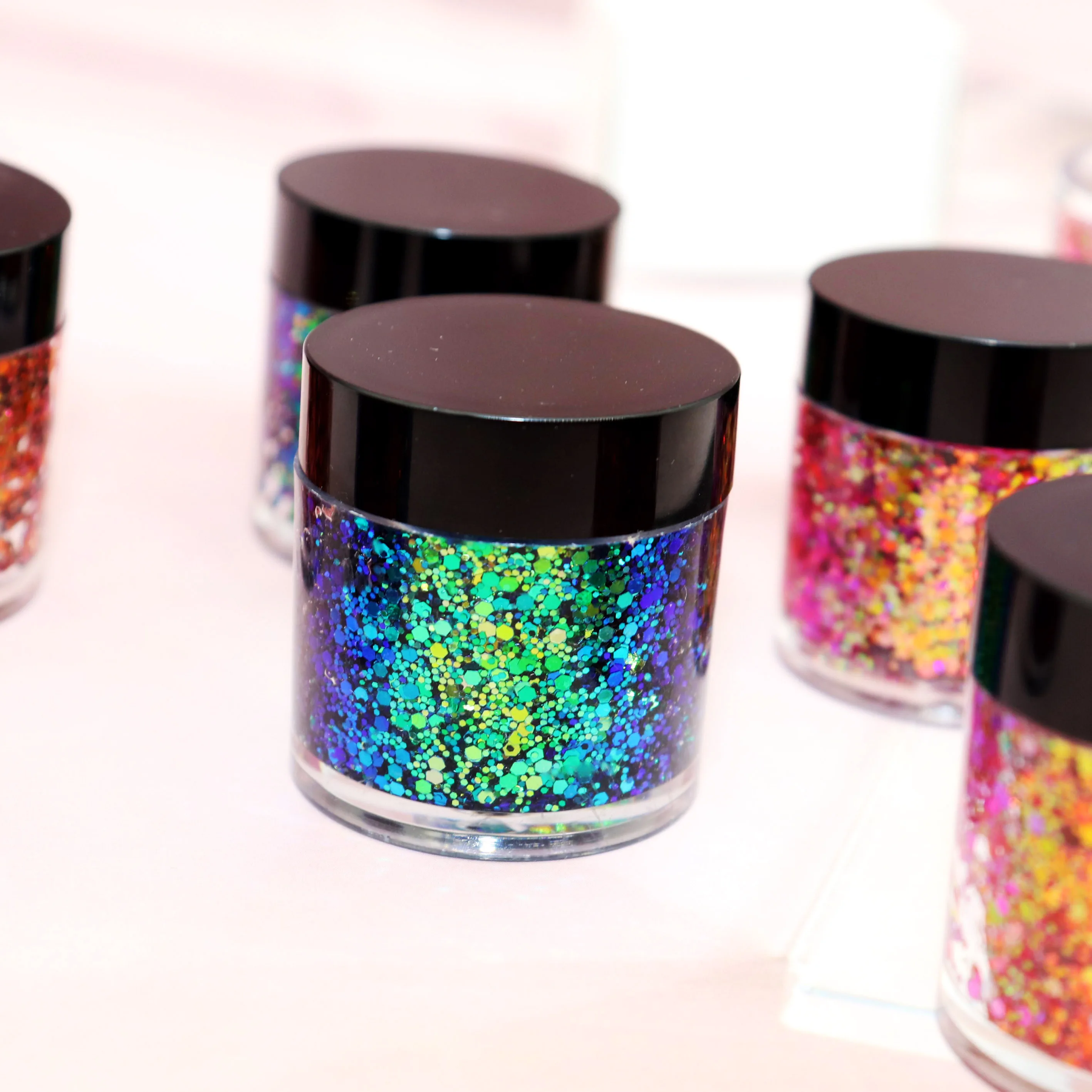 

Wholesale Chunky Cosmetic Holographic Glitter Duochrome Eyeshadow Pigment