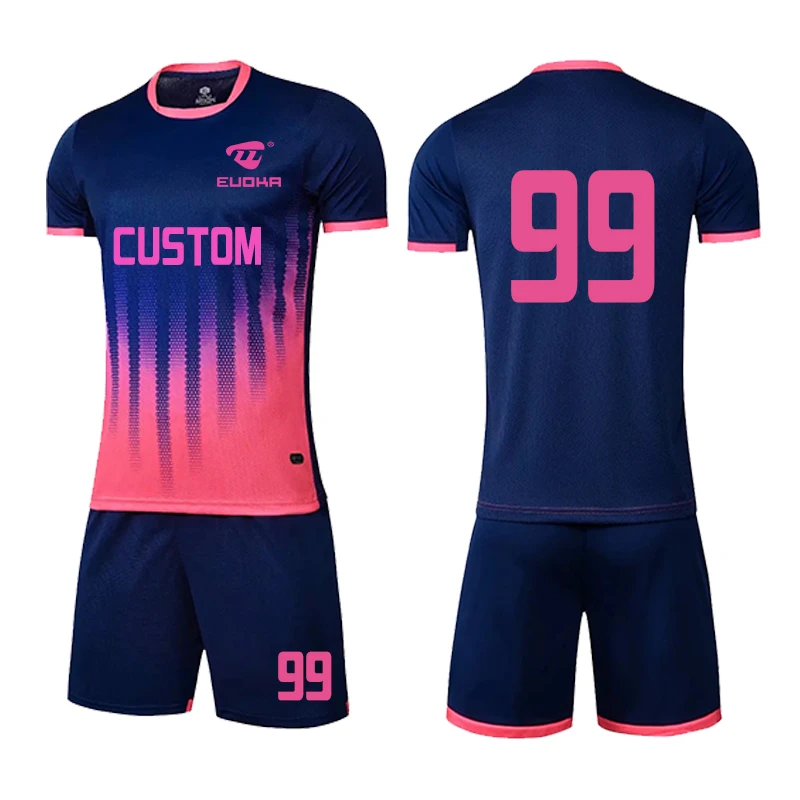 

Dye sublimation Custom printing soccer wears uniforms sportswear set Team Training Football Wear Soccer Jerseys, Any color is available