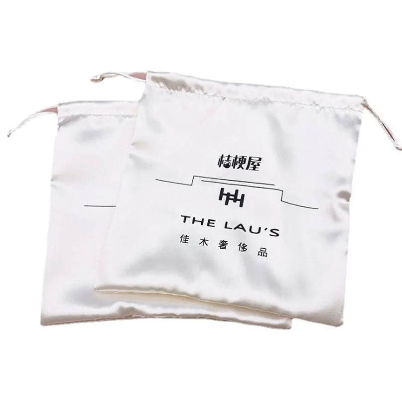 White Silk Stain Storage Bags