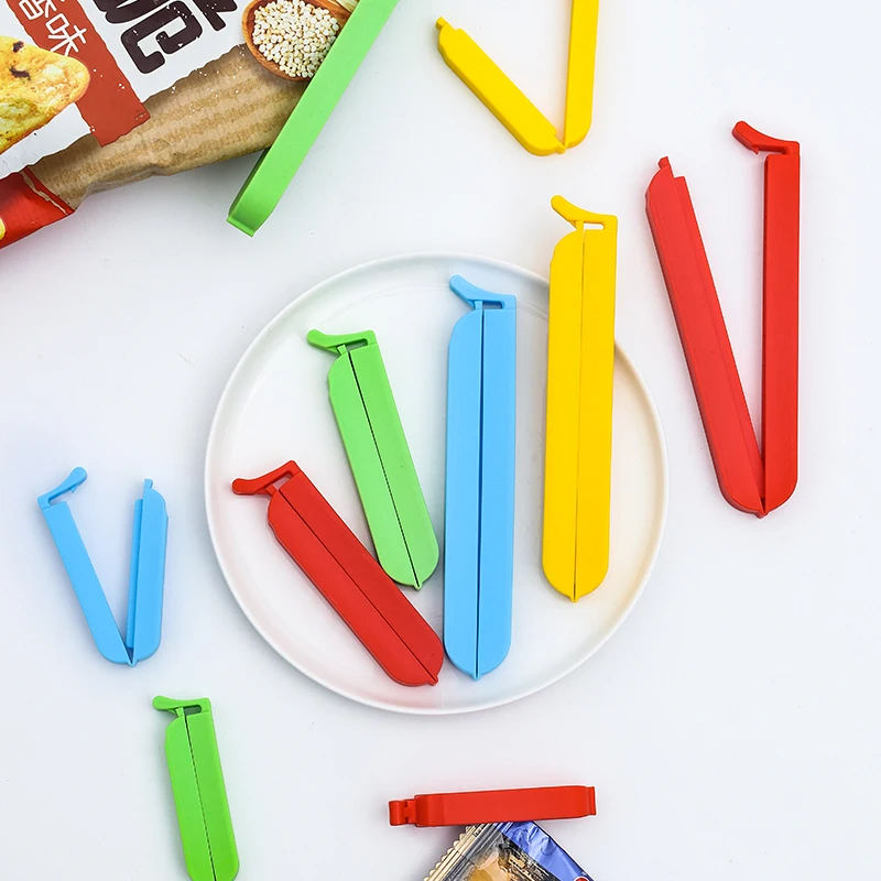

Portable New Kitchen Storage Food Snack Seal Sealing Bag Clips Sealer Clamp Plastic Tool Kitchen Accessories GYH