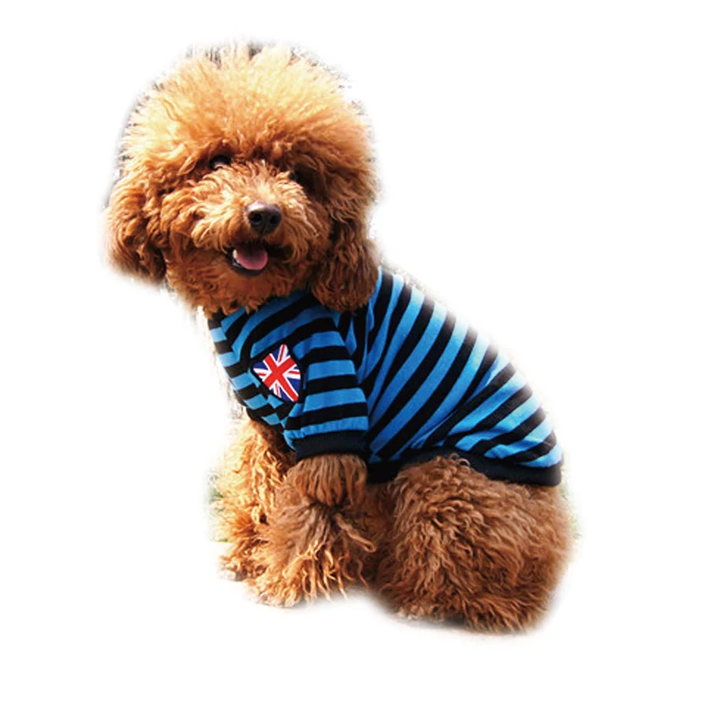 

Hot Selling Luxury Custom Logo Print Cotton Plain Pet Dog Clothes For Small Dogs