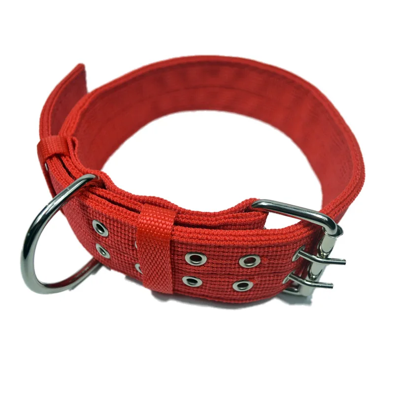 

Nylon Military Dog Collar,Adjustable fourth thick nylon collar,Dog collar with metal buckle and D-ring.