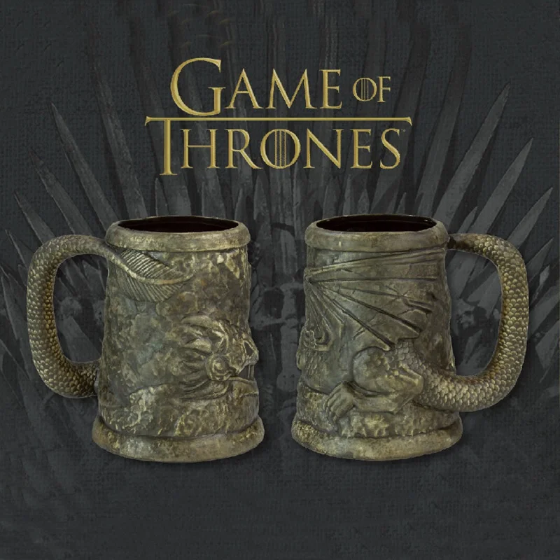 

New Design Multi Colour House Lannister Ceramic Stein Beer Mug Game of Thrones Beer Ceramic Mug, Customized color