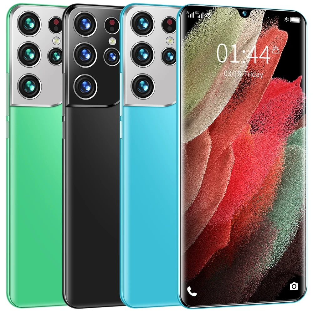 

Dropshipping 6.7 Inches Full Screen Smartphone S21 Pro+ Unlock Android Mobile Phones