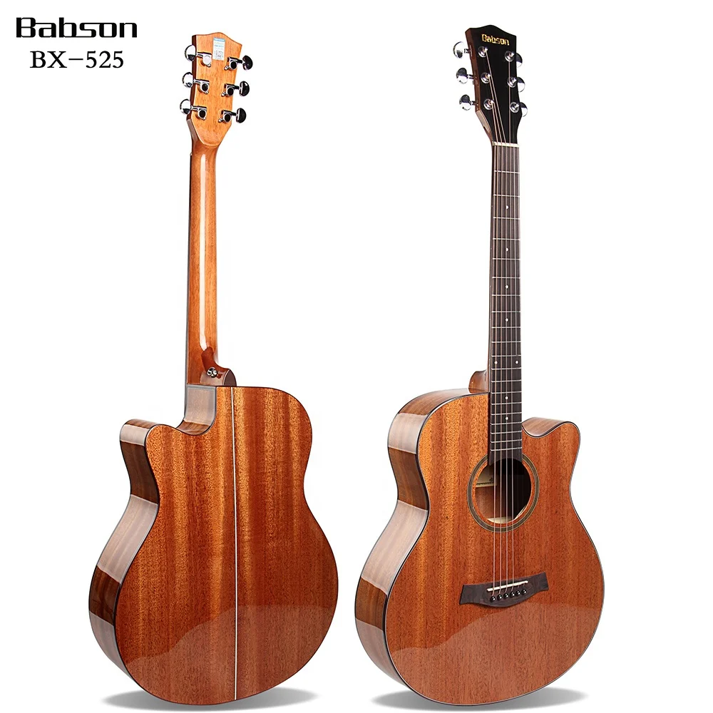 

BX-525-40 Cheap Babson Acoustic Guitar Musical Instruments Full Solid Wood High Grade Guitar For Sale