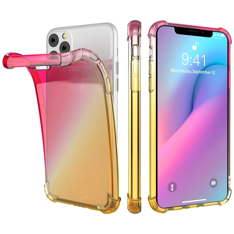 

XINGE Gradient Color Cell Phones Protective Covers For Iphone 11 Tpu Case, 6 colors
