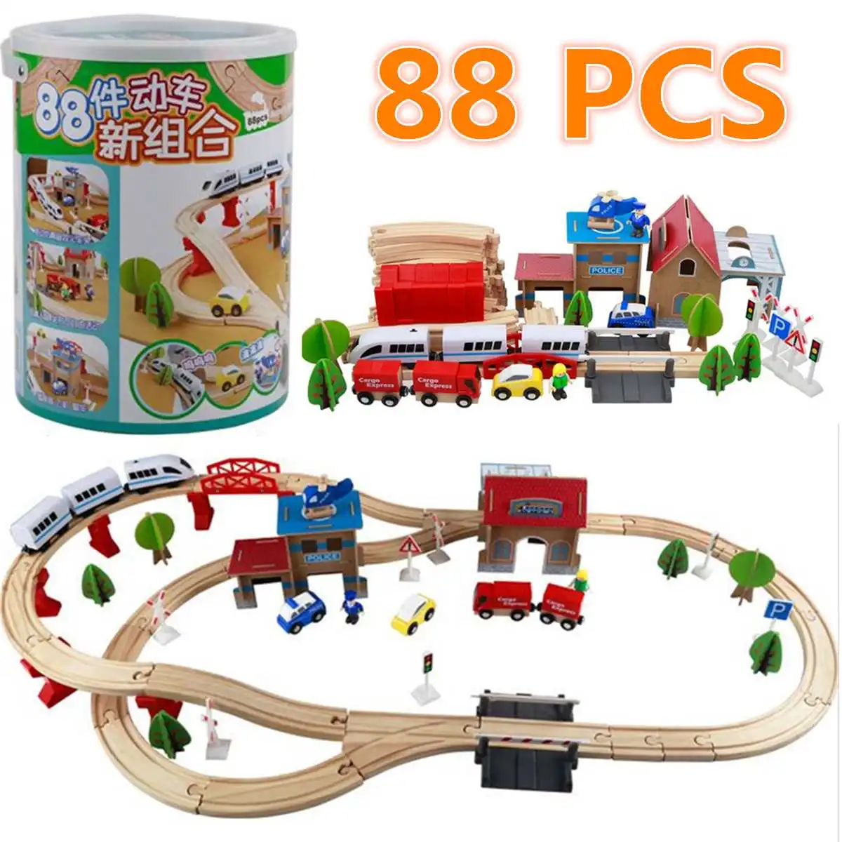 kids train track set