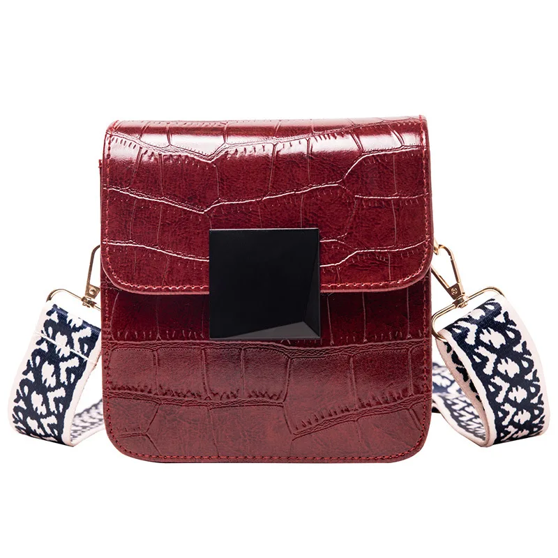 

Fashion Hot sale vintage leather unique shoulder crossbody bag women ladies