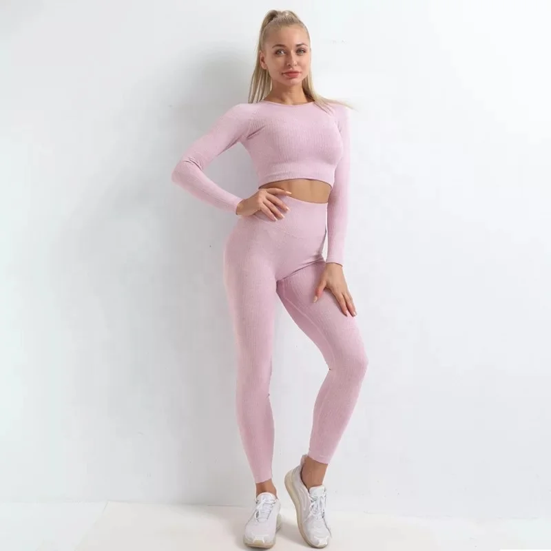

Hot sale seamless high elasticity workout custom logo 3 piece yoga set 4XL fitness wear plus size clothing