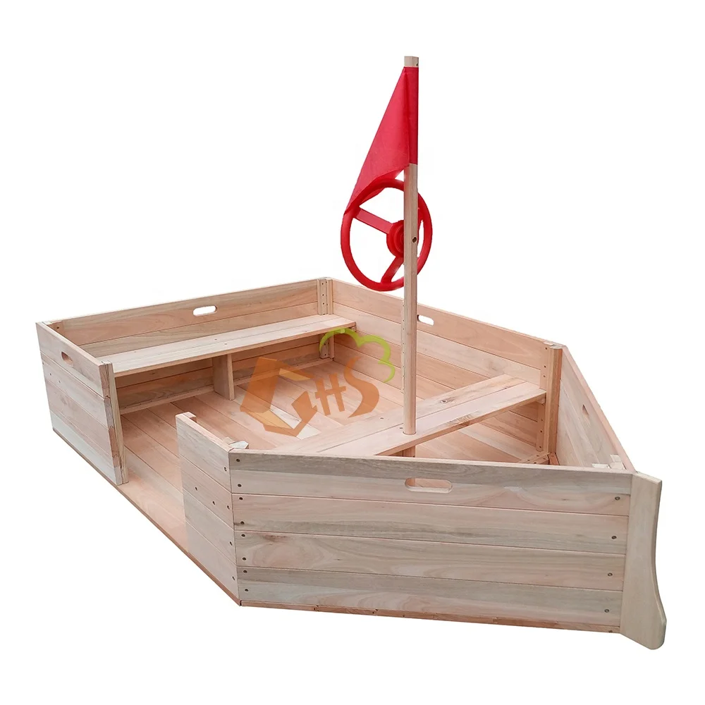 plastic boat sandpit