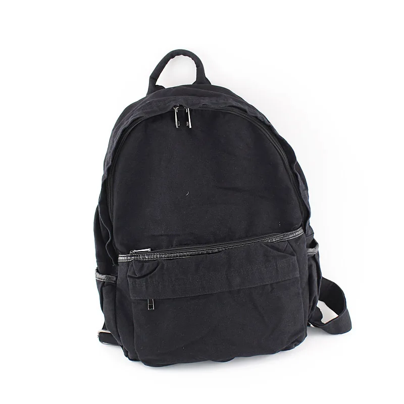 

OEM Factory Price Fashion Solid Color Schoolbag Female Waterproof College Wind Women School Bag Nature Leisure Rucksack