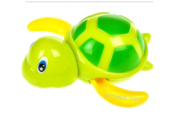 Cute Cartoon Animal Tortoise Classic Baby Water Wind Up Bath Toys Light ...