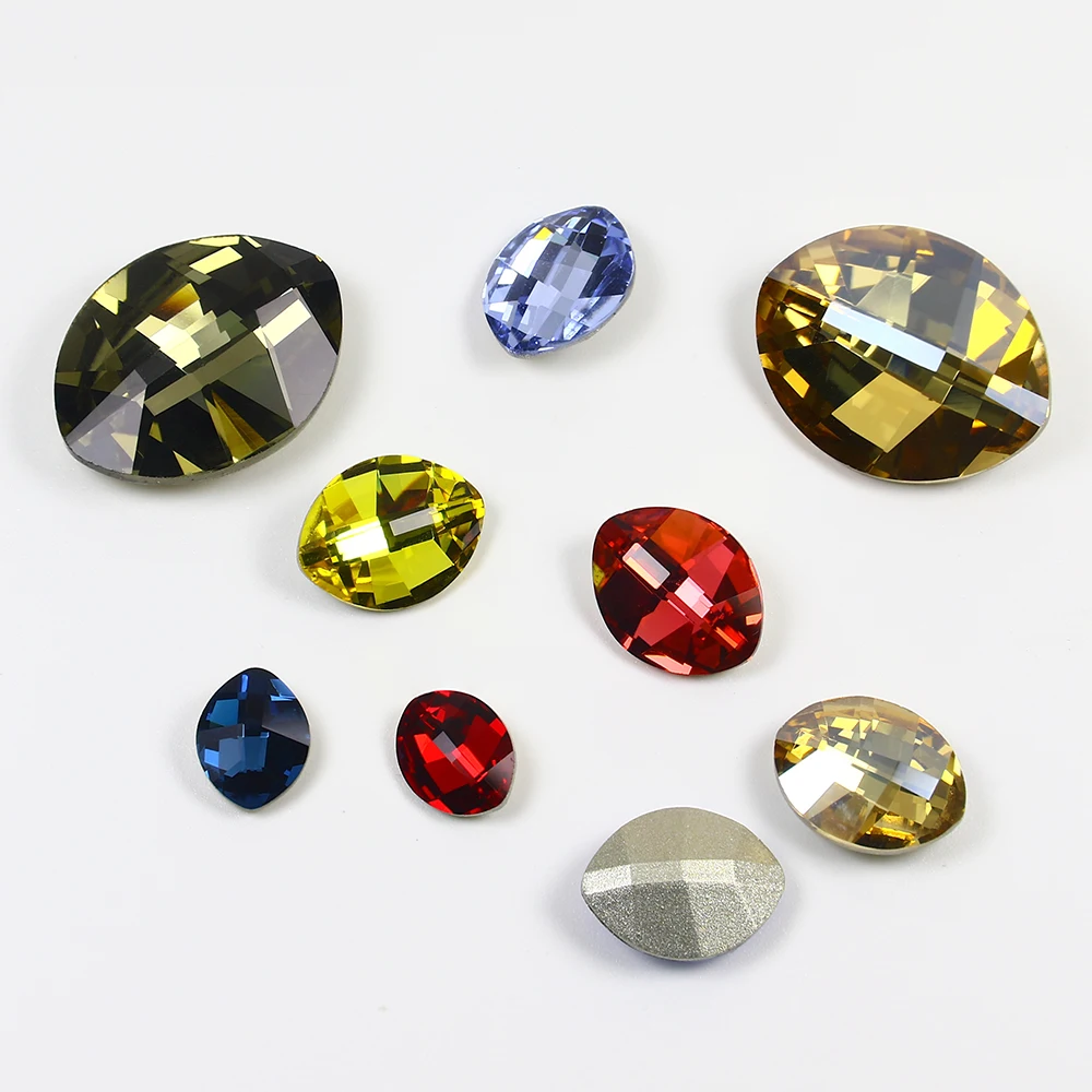 

Dongzhou New Shaped Fancy Stone K9 Pointback Beads For Garment