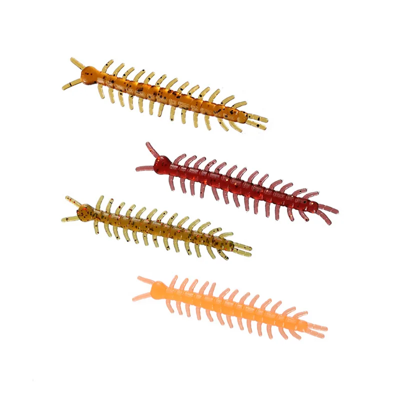 Mini Centipede Soft Lure Fishing Lure Artificial Bait 55mm 0.45g Mini