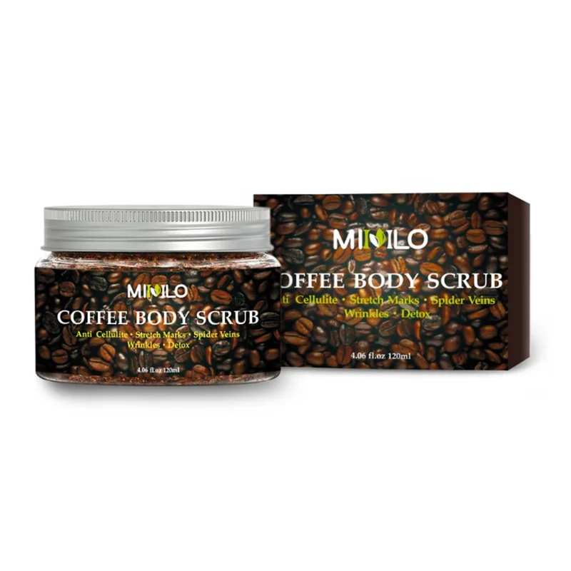 

Amazon's Hot Sale Coffee Scrub Face Exfoliating Moisturizing Body Bath Scrub Rich In Coffee Particles Coconut sea salt Minerals