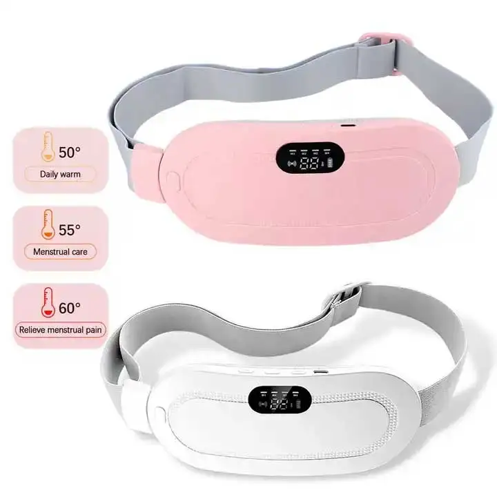 Wholesale Portable Electric Period Pain Relief Device Massager Warm Palace Belt Treasure Heating Pad for Menstrual Cramps Women