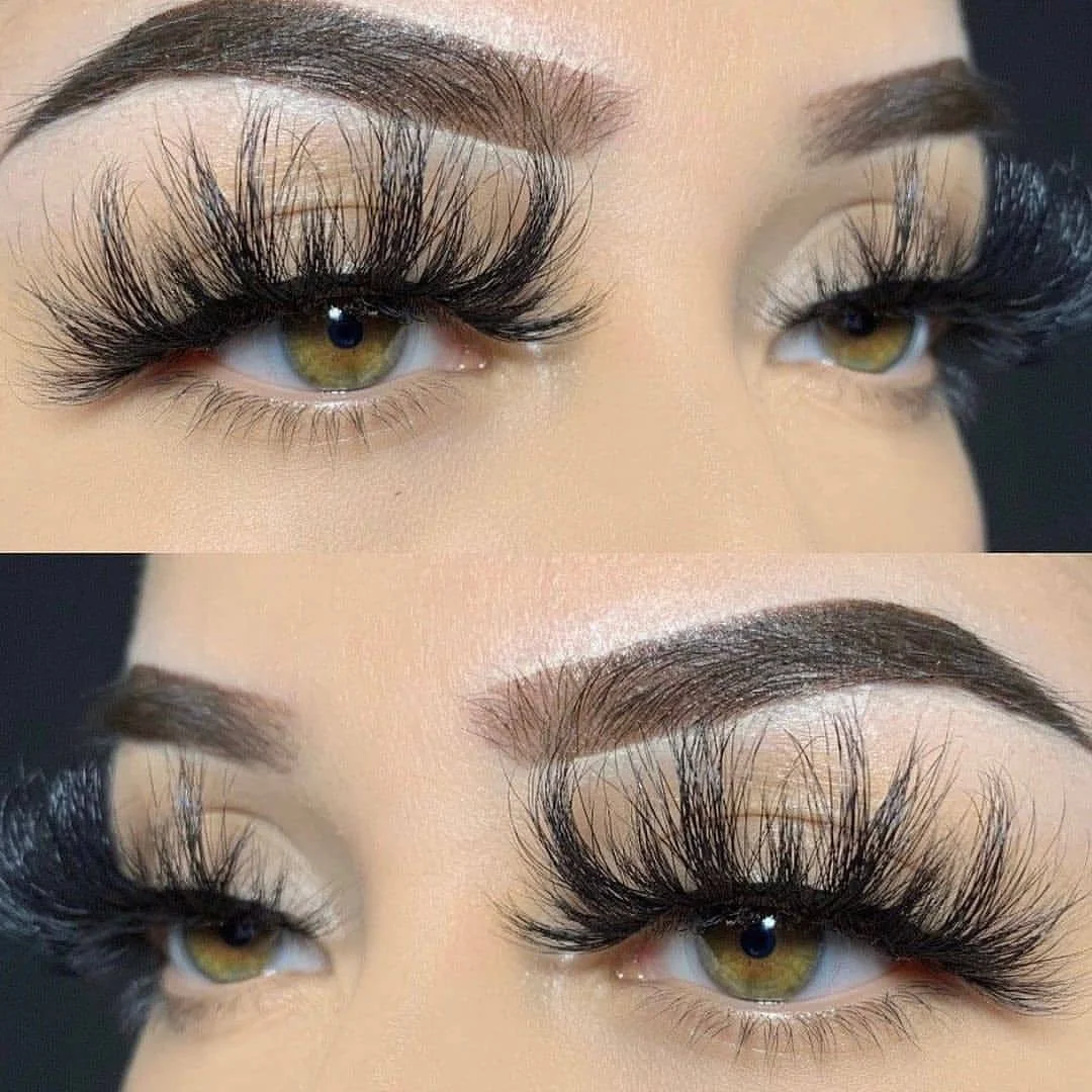 

high quality real mink lashes 3d 5d false eyelashes vendor lashes 3d mink 25mm lashes, Natural black