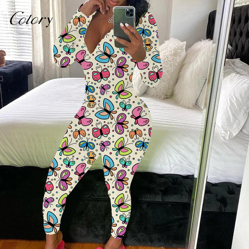 

Colory Brown Winter Women Fashion Romper, Picture shows