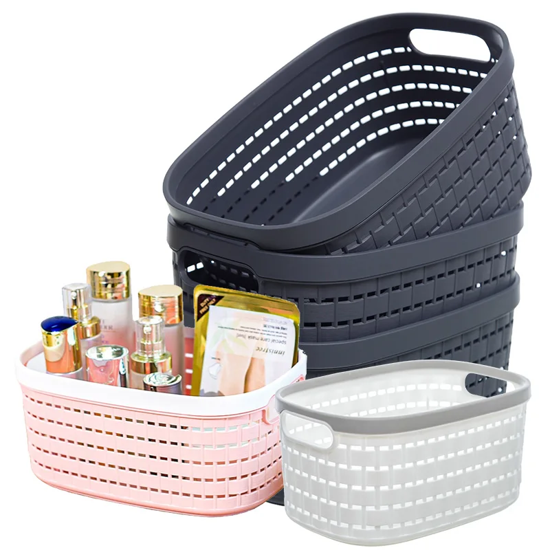 

Citylife Shelf Baskets Plastic Stackable Lidded Basket Organizer for Kitchen Cupboards Plastic Storage Baskets