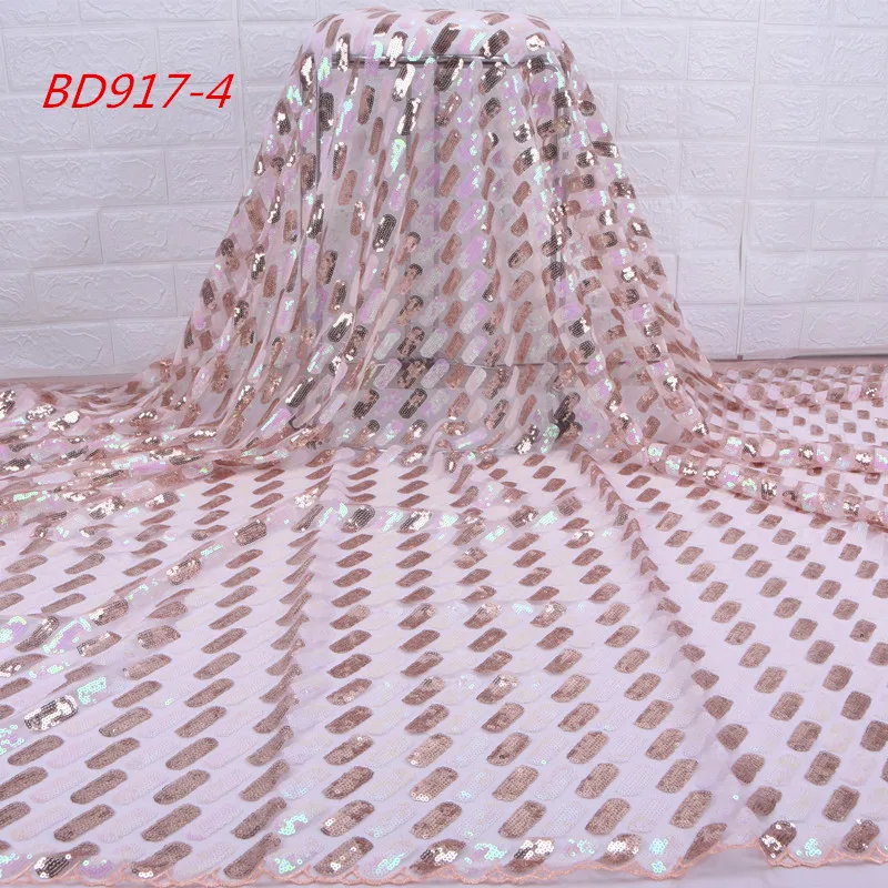 

1739 Free Shipping French Lace Fabric 2019 Sequins Tulle African Mesh Lace Fabric For Wedding, Cupion