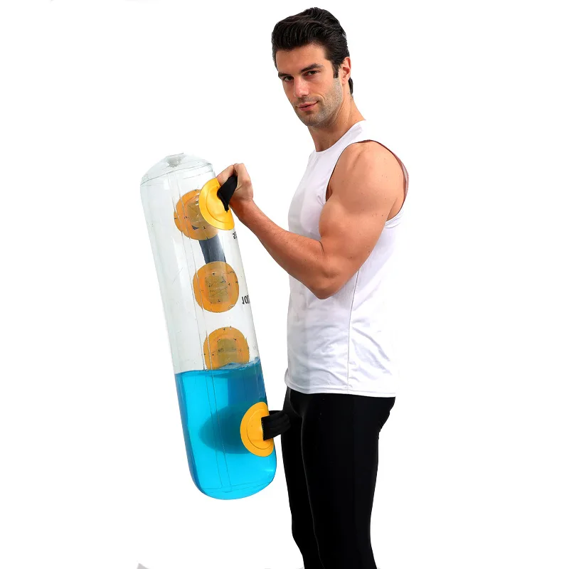 

High Quality Training Adjustable Fitness Strength Water Weight Gym Pvc Power Bag, Transparent