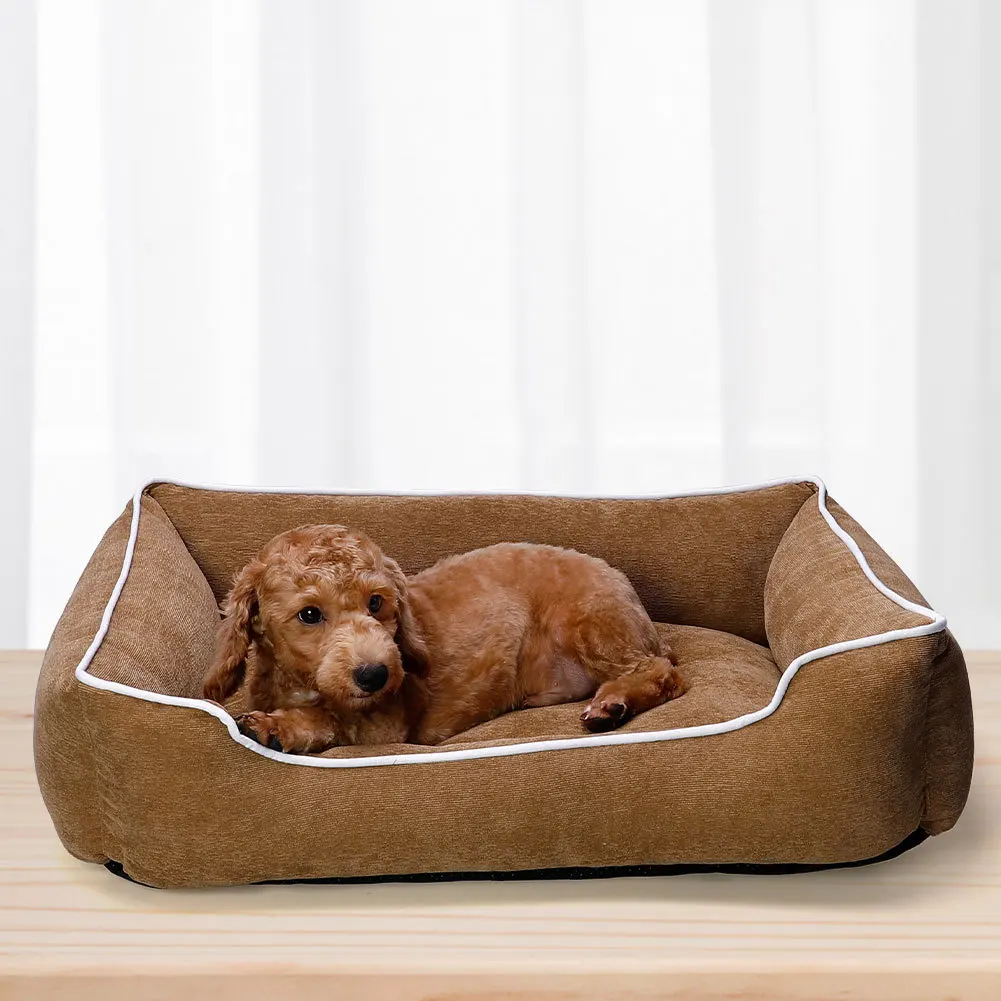 

Washable Waterproof Soft square warm luxury pet bed