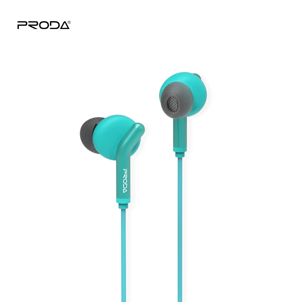 

PRODA Fanyue In-Ear 3.5mm Mobile Phone Headset Wired Earbuds With Mic For Samsung iPhone Earphones, Black, pink, blue, white
