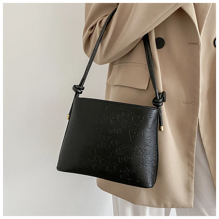 

2021 fashion Amazon PU ladies shoulder bag simple women handbag wholesale