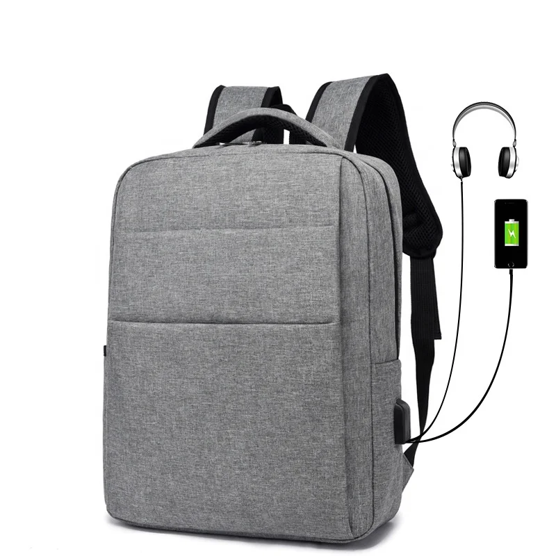 

2021 Customized Student School Bag Anti theft Laptop Backpacks With USB Charging, Customized colors