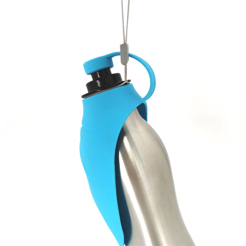 

Hot Sale Stainless Steel Dog Travel Water Bottle For Pet Outdoor Drinking