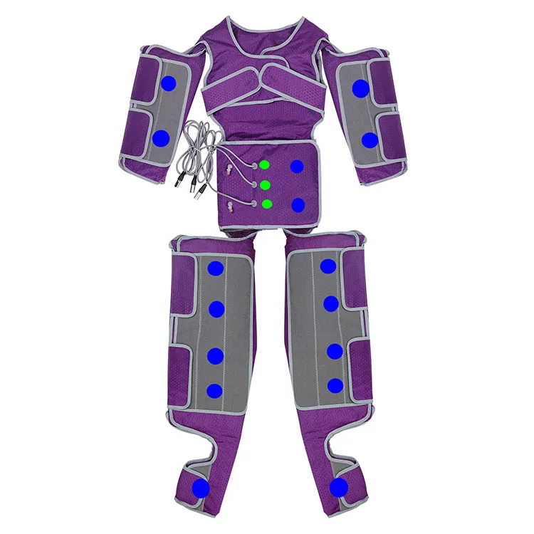 

2022 New Product Women Sauna Suit Shaper Body Slimming Machine S Shape Pressotherapy Lymphatic Drainage Machine Body, Purple