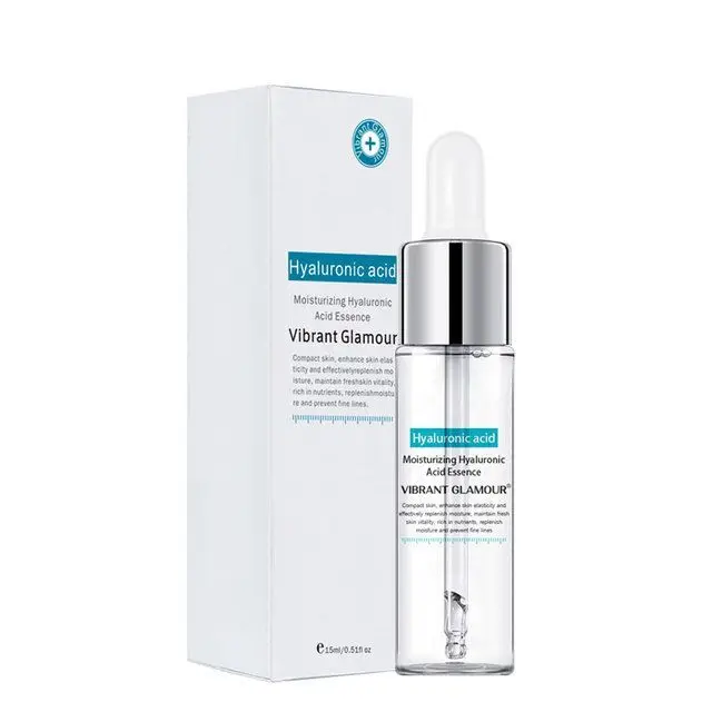 

VIBRANT GLAMOUR Hyaluronic Acid Face Serum Anti-Aging Shrink Pore Whitening Moisturizing Dry Skin Care 15ml