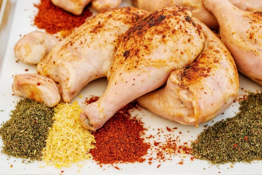 Seasoning chicken