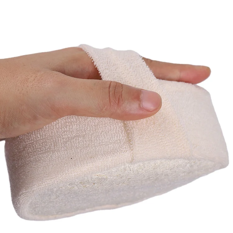 

Hot Sell Silk Bath Mitt Thick Double-sided Scrubbing Towel Exfoliating Mitt In Bulk