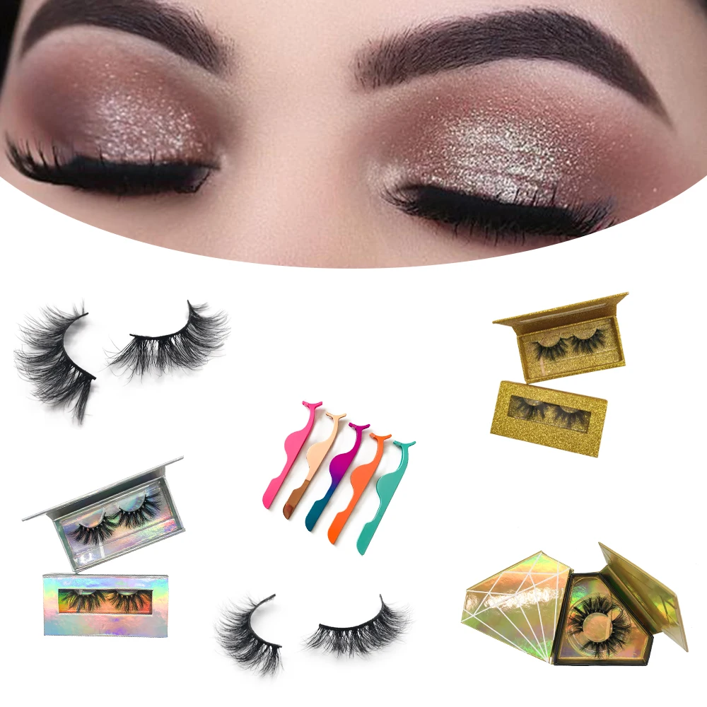 

Best Selling false eyelash Synthetic Lashes 25mm Faux 5d 3d Mink Eyelashes 3D Silk Eyelash Vendor, Natural black