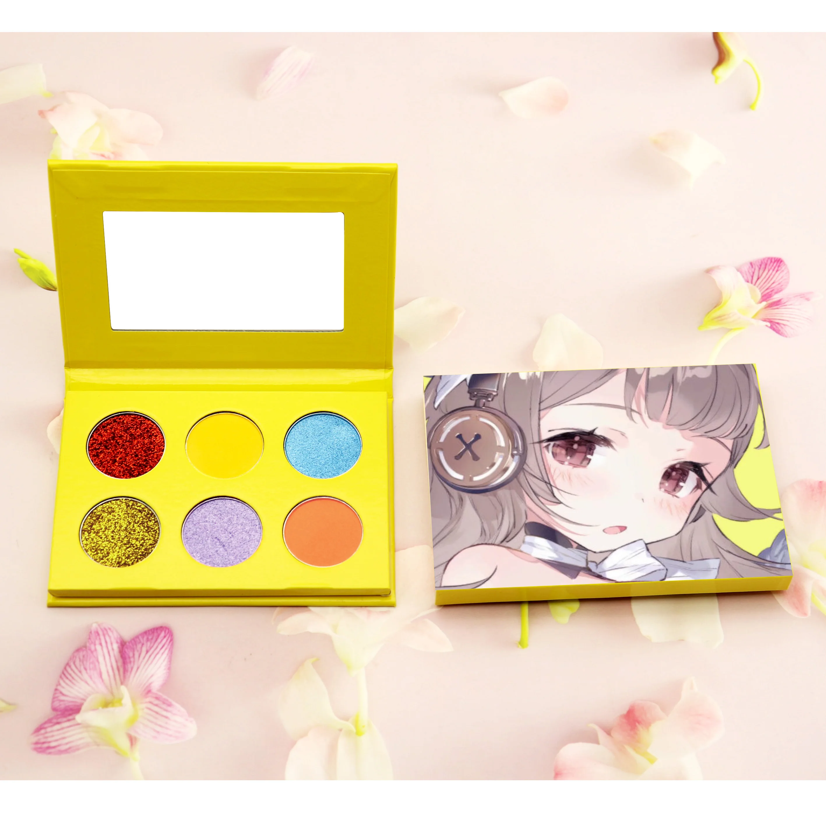

OEM ODM Customise Eyeshadow Palette Private Label Waterproof Cute Eyeshadow Palette