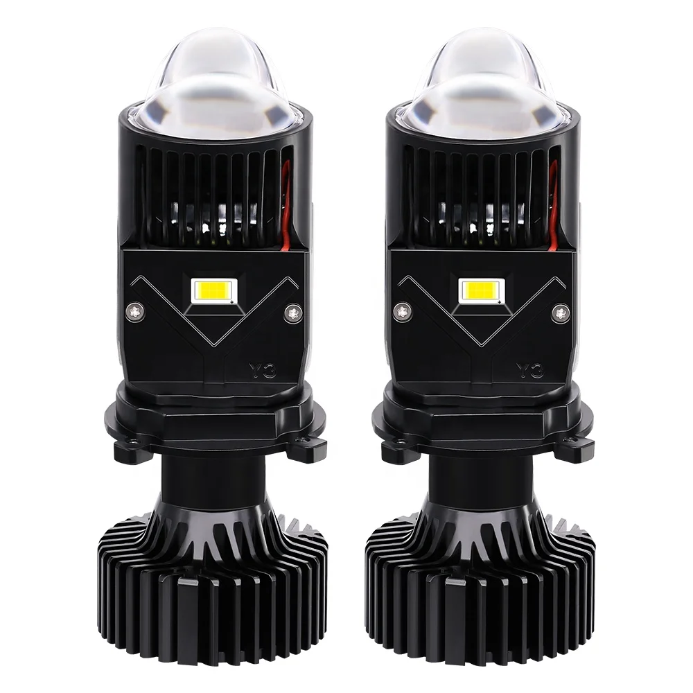 

17 Years Factory Super Bright Projector Led Headlight Lens Y3 Y4 Mini H4 Led H7 Laser Headlight Bulbs Led H4 Projector Mini Lens