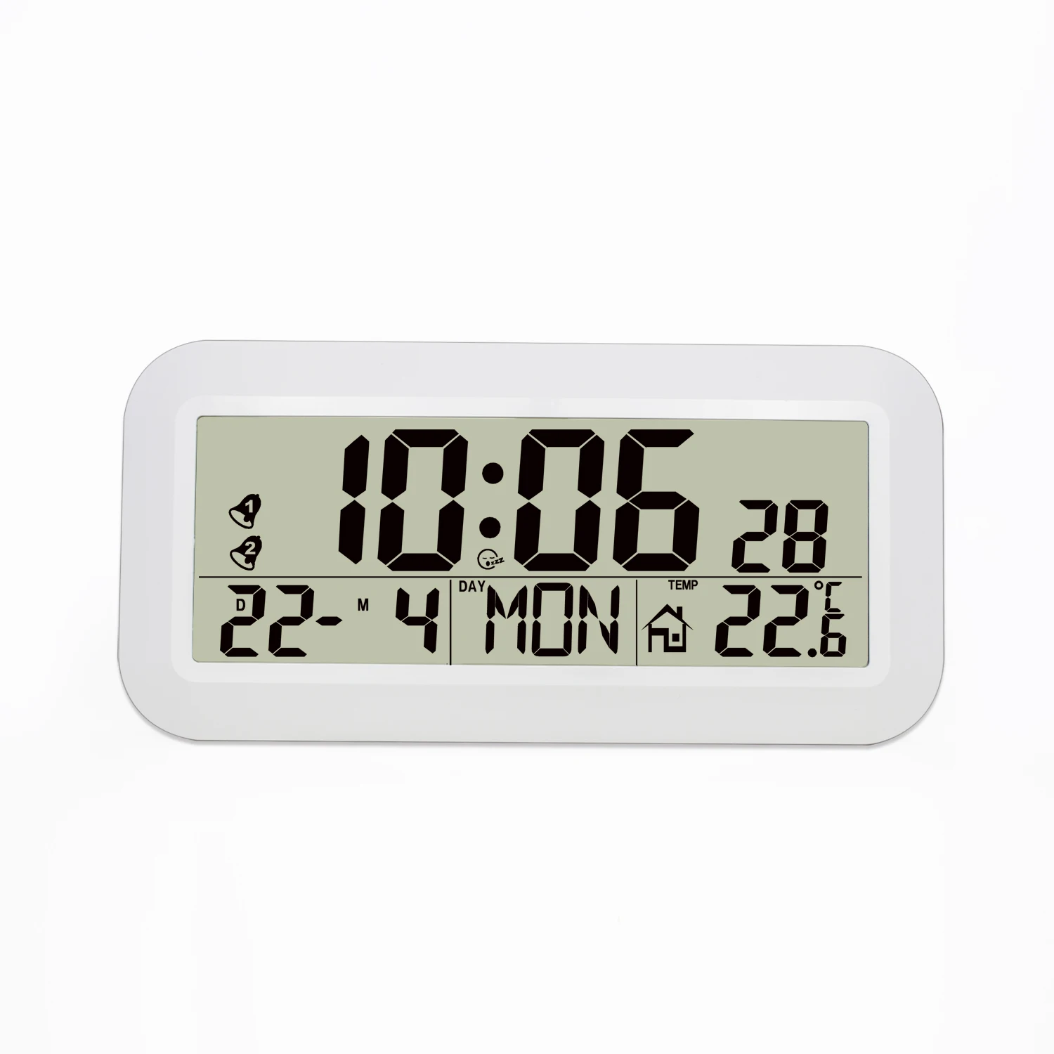 
2020 New Promotion Factory Wholesale Jumbo Screen Digital Wall Alarm Clock 