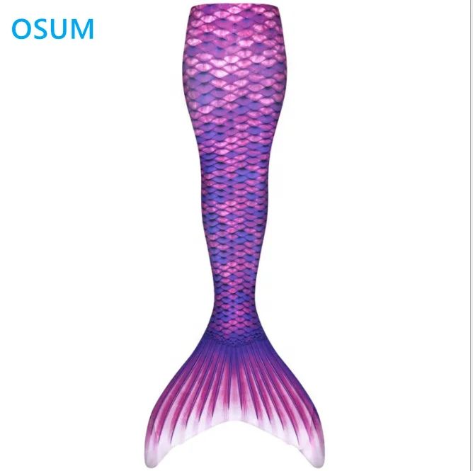 

Mermaid Tail Adult women's swimsuit costum can be fitted with flippers swimming flippers, Yellow