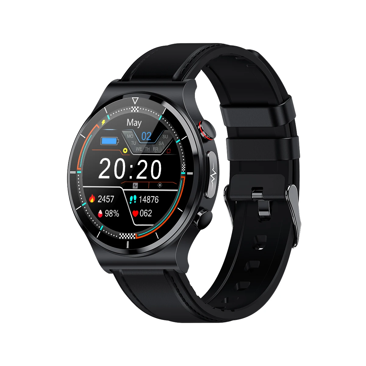 

8762DW 1.32 inch high resolution 360*360 screen blood pressure heart rate blood oxygen H88 smart watch