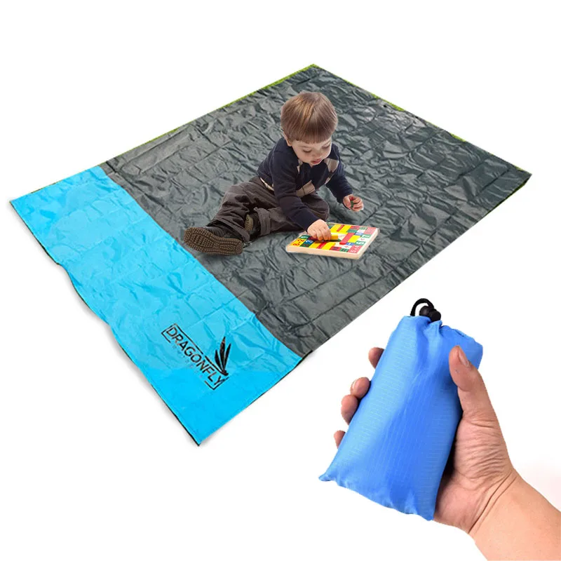 

Portable Outdoor Camping Pad Sand Free Compact Picnic mat waterproof Beach Tent Tide Mat Pocket Blanket Mat