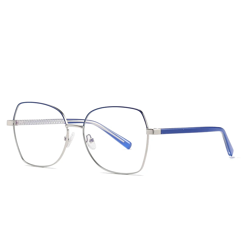 

Optical Eyewear Gold Frame for Men High Quality Blue Light Blocking Anti Prescription Glasses Frames, Shown