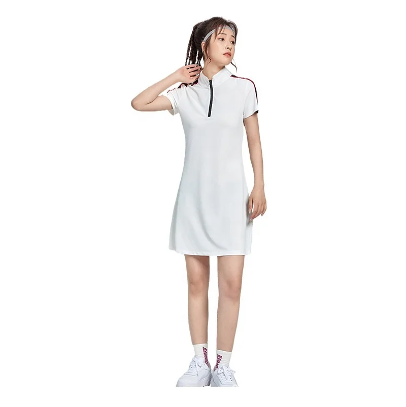 

US Size Women's One-piece Tennis Skirt Quick-drying Solid Color Yoga Fitness Short Skirt Running Golf Jumpsuit Skirt