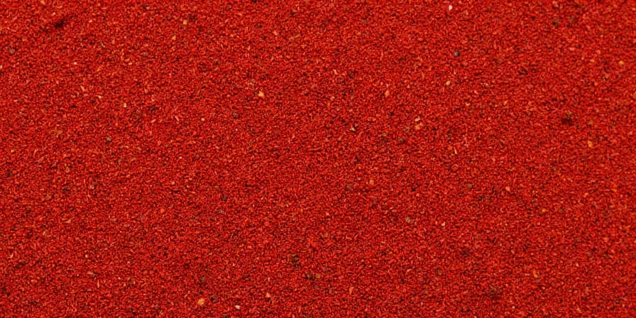 Close-up of Kashmiri chilies on wooden board