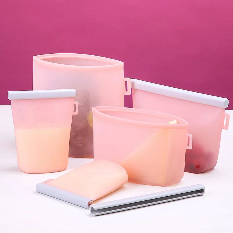 

Custom Sterilized Silicone Breastmilk Bag Reusable Bpa Free Breast Milk Storage Bags
